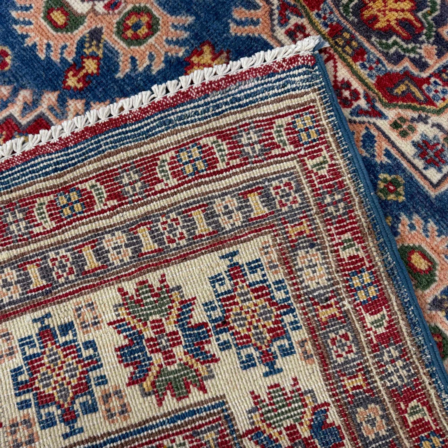 Hand Knotted Kazak Rug 3' 10" x 5' 10" (ft) - No. R37387