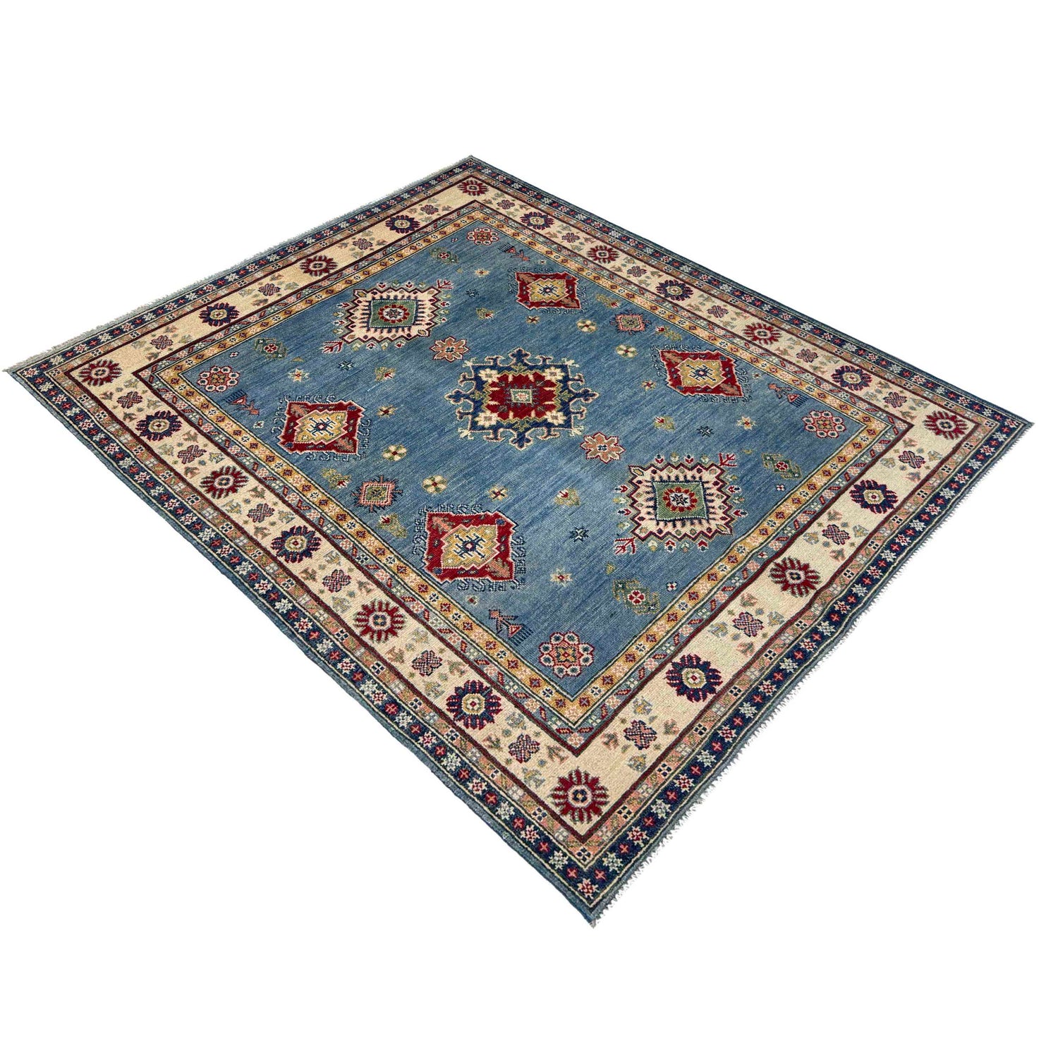 Oriental Kazak Rug 4' 10" x 6' 2" (ft) - No. R37388