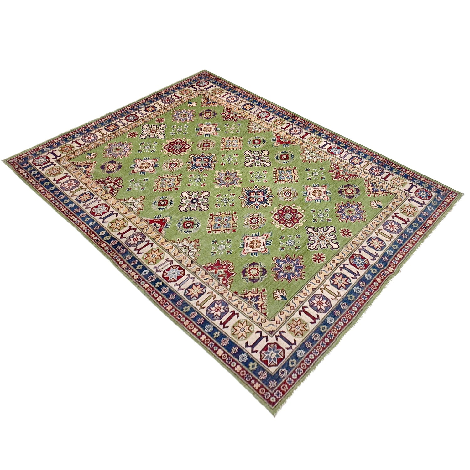 Hand Knotted Kazak Rug 5' 7" x 8' 0" (ft) - No. R37393