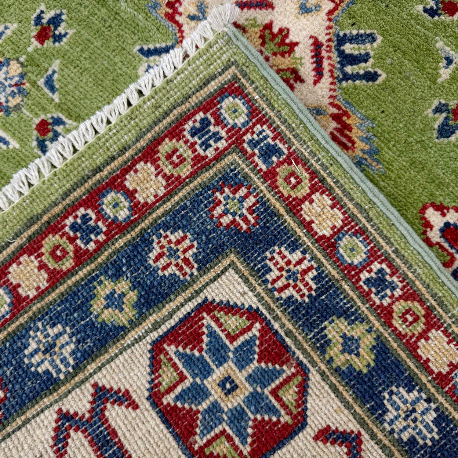 Hand Knotted Kazak Rug 5' 7" x 8' 0" (ft) - No. R37393