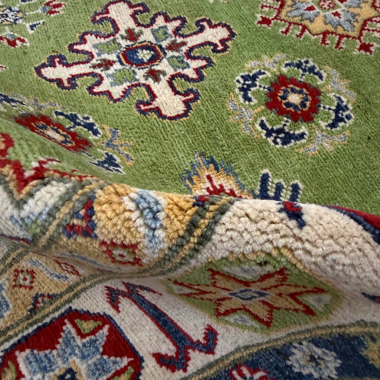 Hand Knotted Kazak Rug 5' 7" x 8' 0" (ft) - No. R37393