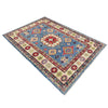 Hand Knotted Kazak Rug 3' 8" x 5' 11" (ft) - No. R37396