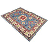Hand Knotted Kazak Rug 3' 8" x 5' 11" (ft) - No. R37396