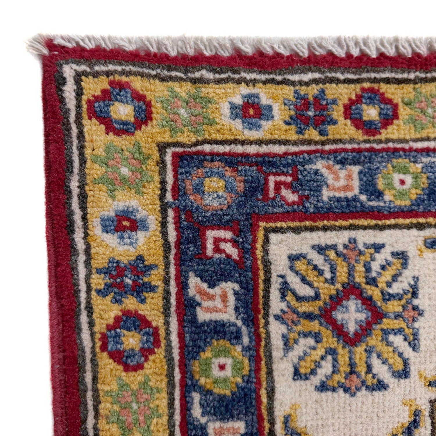 Hand Knotted Kazak Rug 4' 8" x 6' 7" (ft) - No. R37398