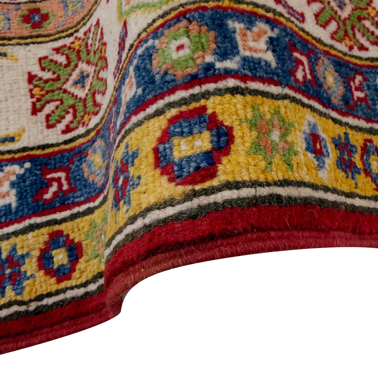 Hand Knotted Kazak Rug 4' 8" x 6' 7" (ft) - No. R37398