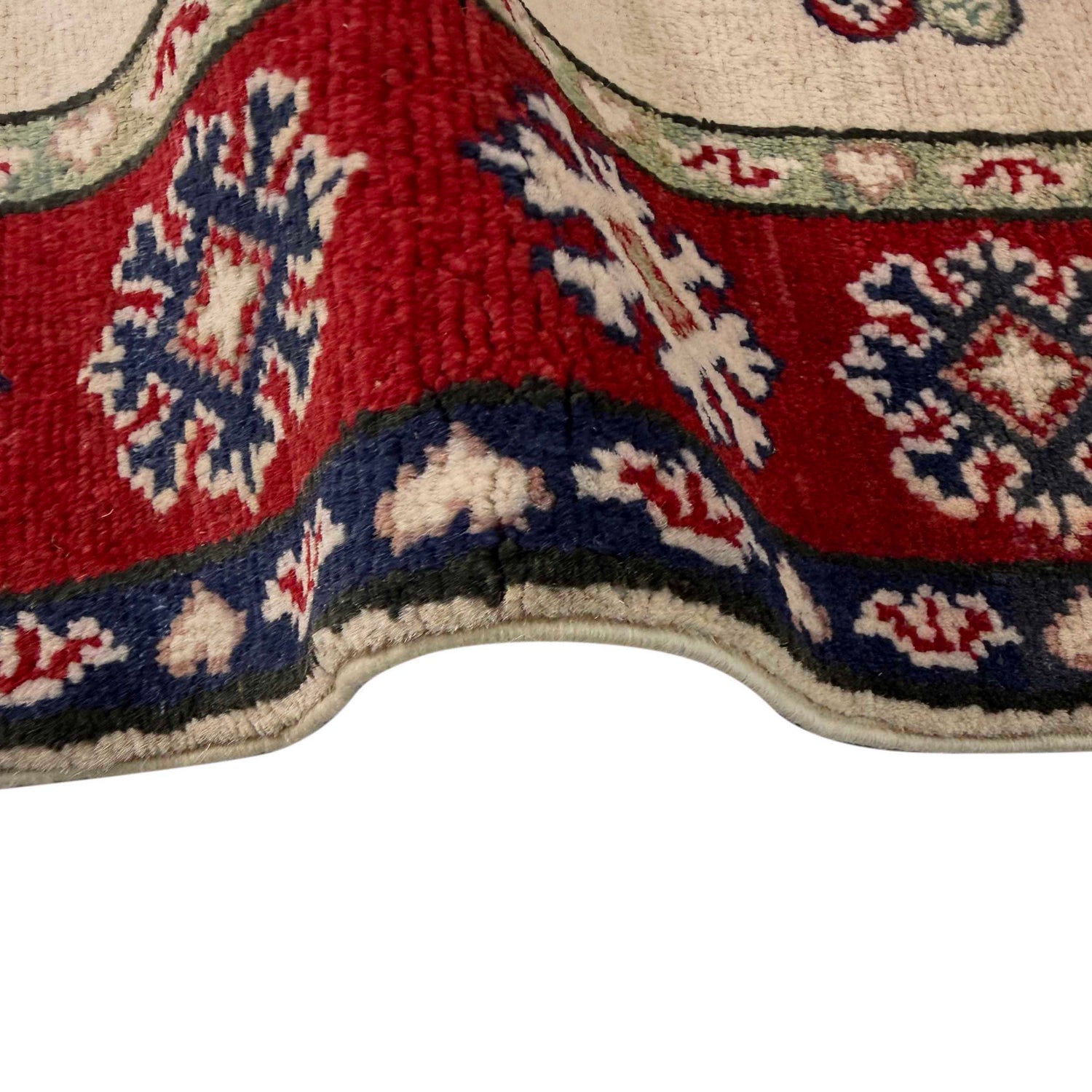 Hand Knotted Kazak Rug 3' 11" x 5' 8" (ft) - No. R37399