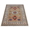 Orange Color Kazak Rug 4' 11" x 7' 1" (ft) - No. R37400