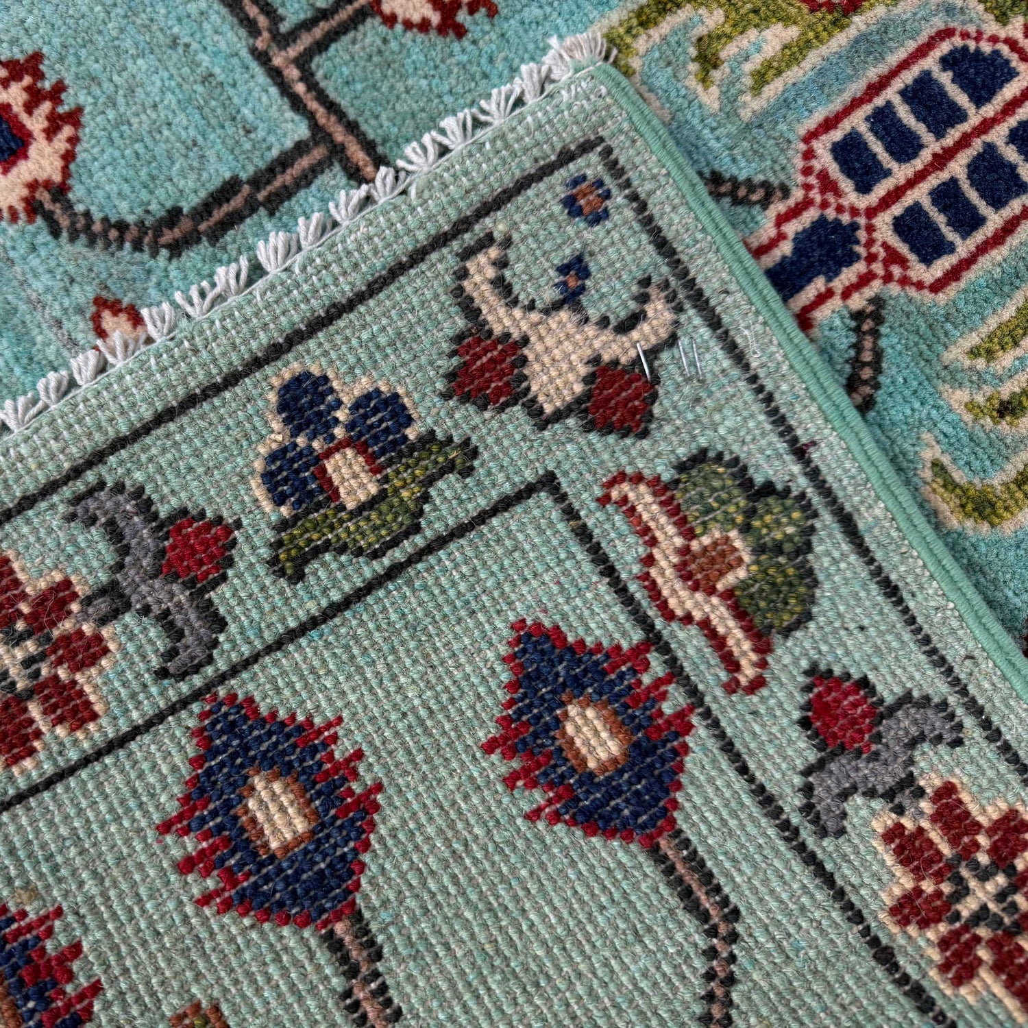 Hand-Knotted Sultani Rug Runner 2' 11" x 9' 7" (ft) - No. R37405