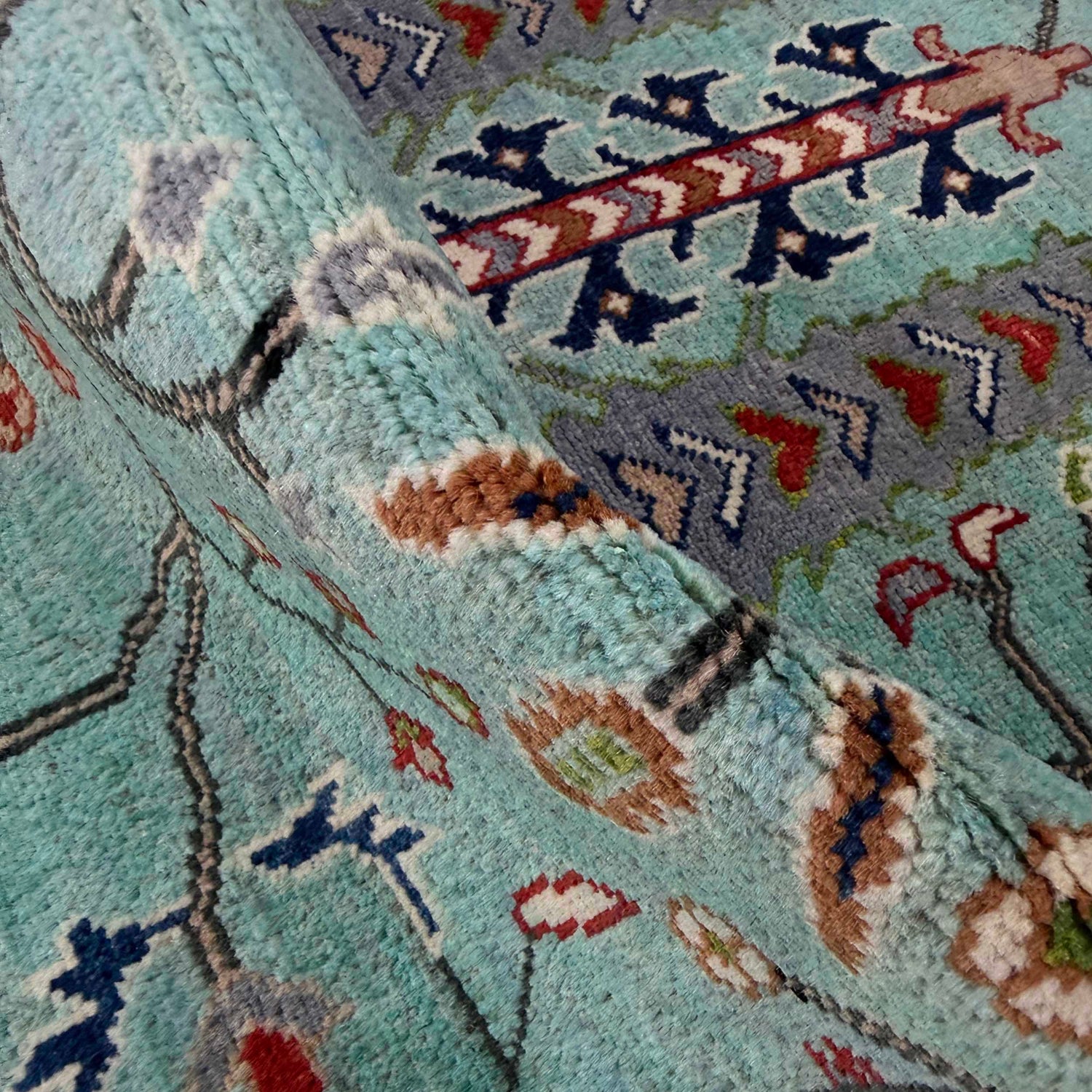 Hand-Knotted Sultani Rug Runner 2' 11" x 9' 7" (ft) - No. R37405