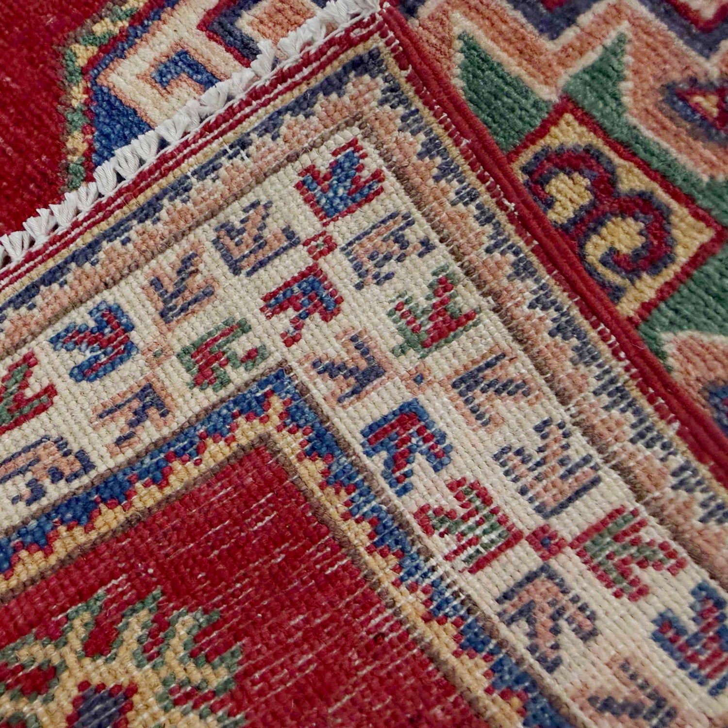 Red Color Kazak Runner 2' 8" x 8' 4" (ft) - No. R37406