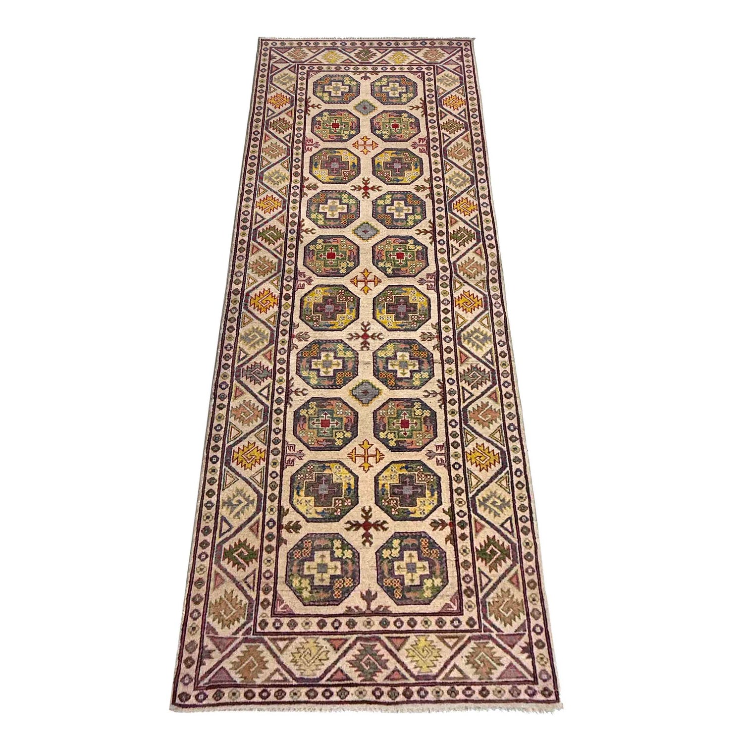 Traditional Style Waziri Rug Runner 3' 3" x 9' 9" (ft) - No. R37407