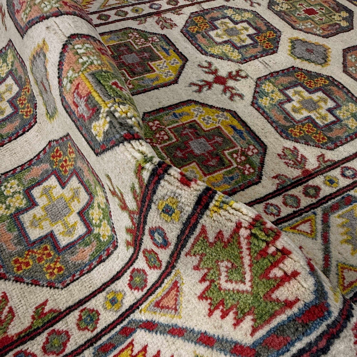 Traditional Style Waziri Rug Runner 3' 3" x 9' 9" (ft) - No. R37407