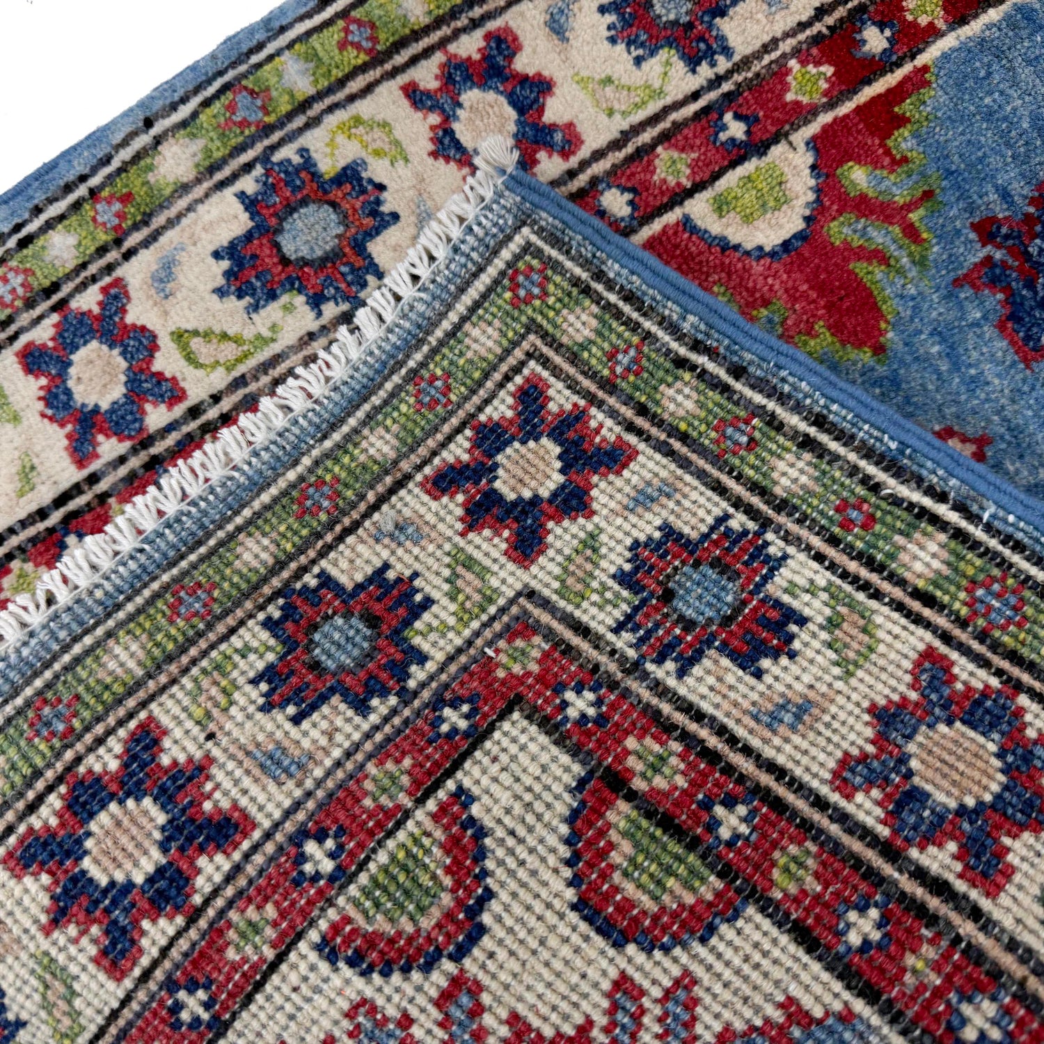 Hand Knotted Kazak Runner 2' 1" x 6' 3" (ft) - No. R37415
