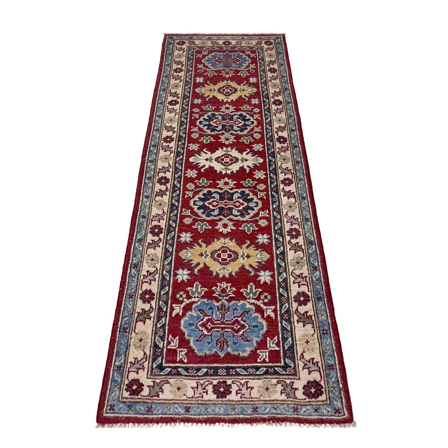 Red Color Kazak Runner 2' 0" x 5' 10" (ft) - No. R37417