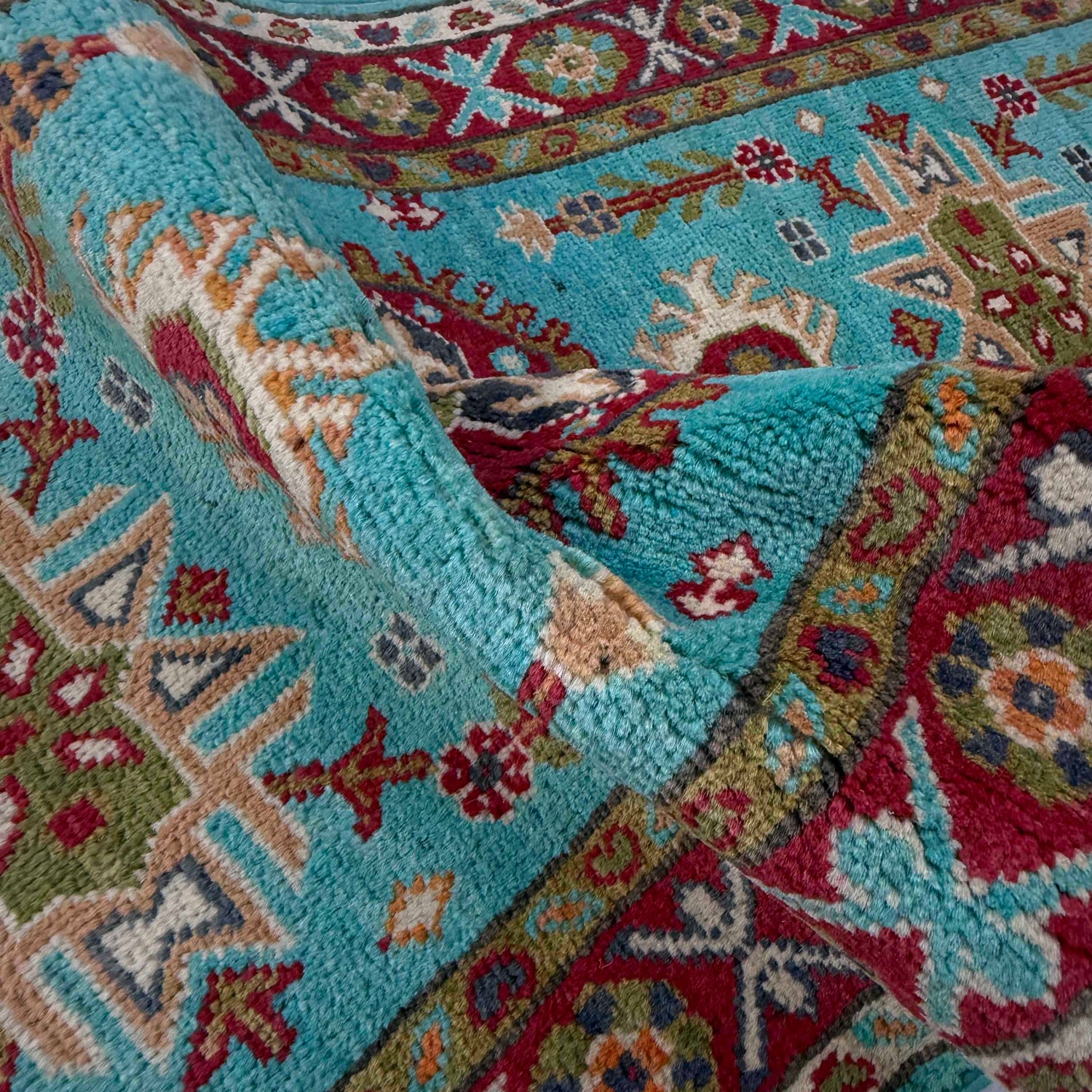 Hand Knotted Kazak Runner 1' 10" x 5' 7" (ft) - No. R37419