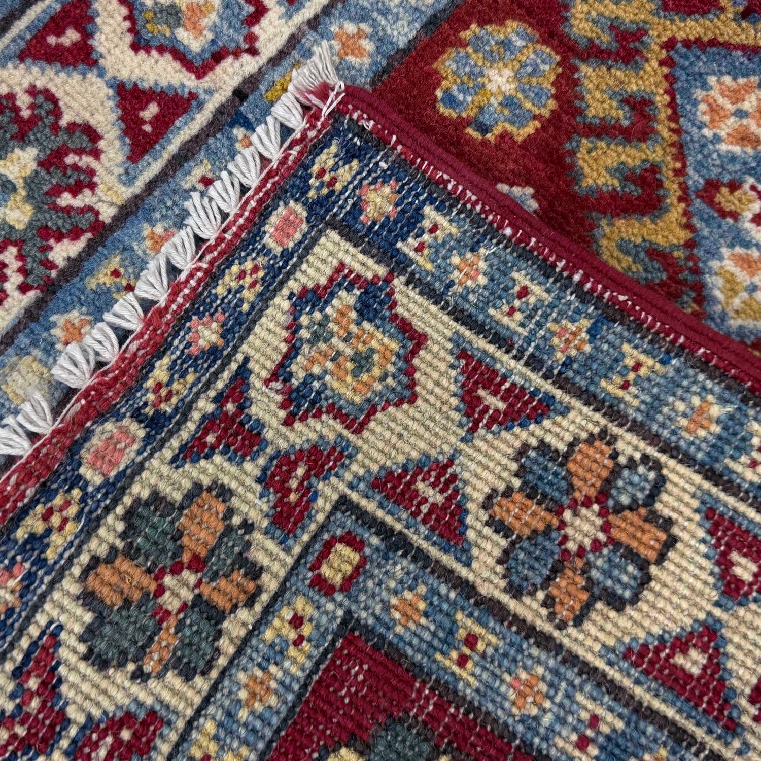 Hand Knotted Kazak Runner 1' 10" x 5' 1" (ft) - No. R37420