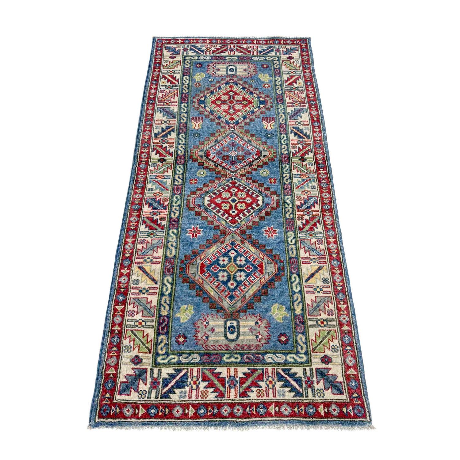 Oriental Kazak Runner 2' 7" x 6' 7" (ft) - No. R37421