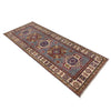 Grey Color Kazak Runner 2' 6" x 6' 4" (ft) - No. R37424