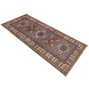 Grey Color Kazak Runner 2' 6" x 6' 4" (ft) - No. R37424