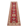 Red Color Kazak Runner 2' 6" x 9' 11" (ft) - No. R37426