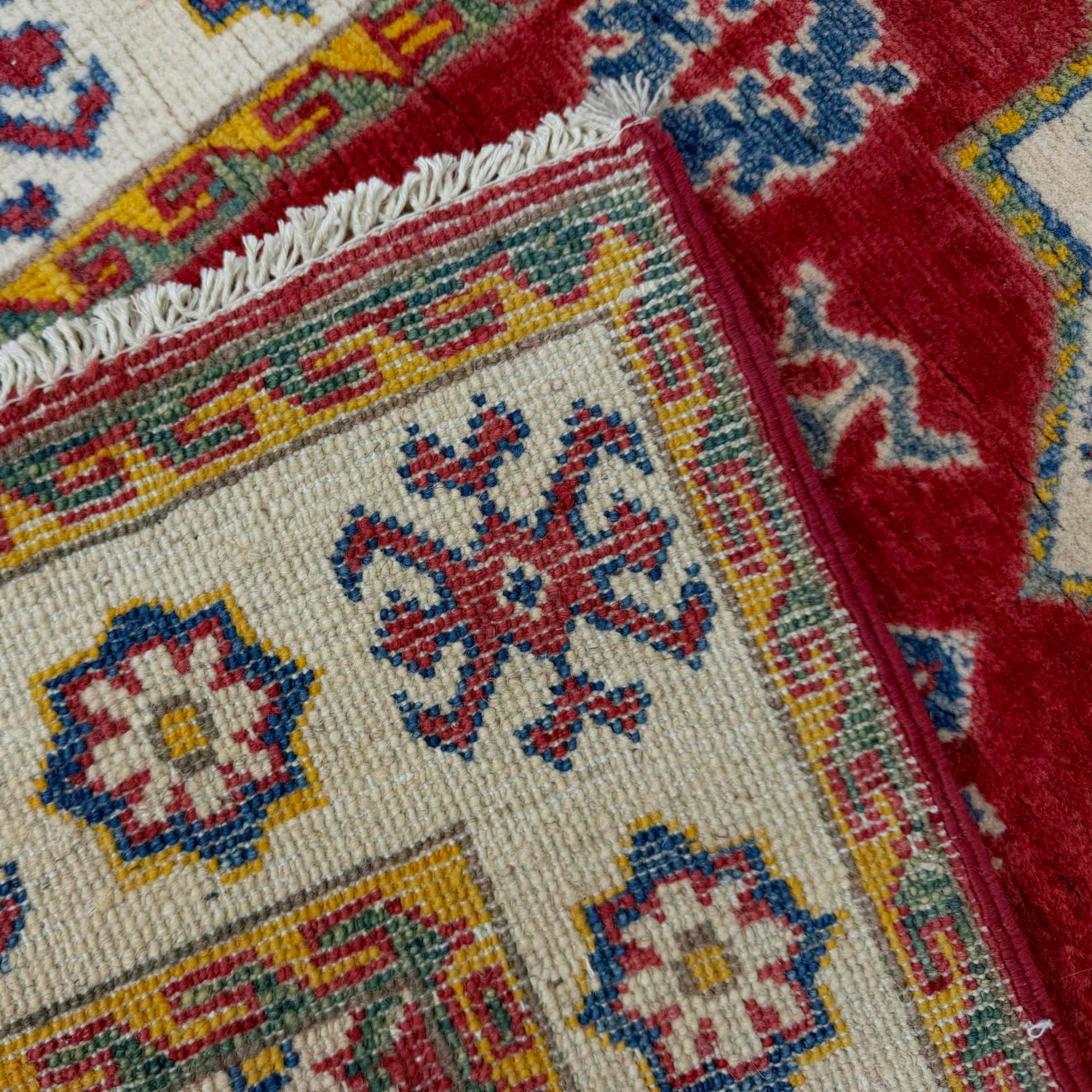 Red Color Kazak Runner 2' 6" x 9' 11" (ft) - No. R37426