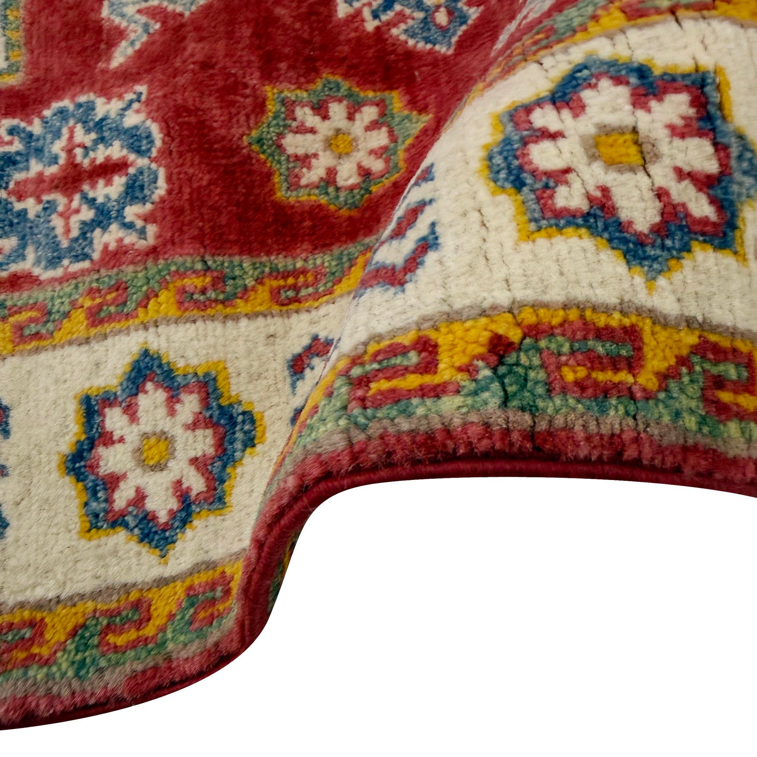 Red Color Kazak Runner 2' 6" x 9' 11" (ft) - No. R37426