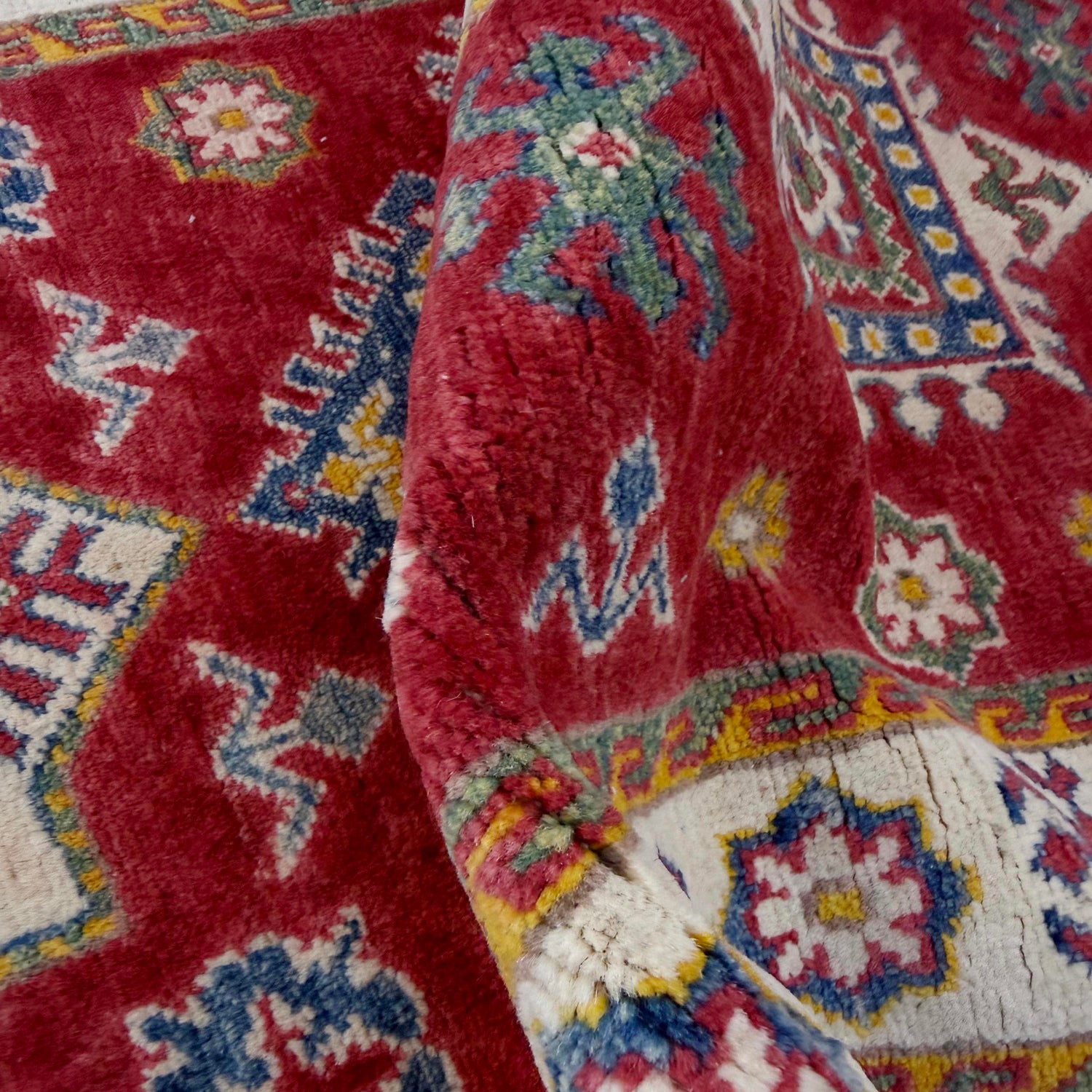 Red Color Kazak Runner 2' 6" x 9' 11" (ft) - No. R37426