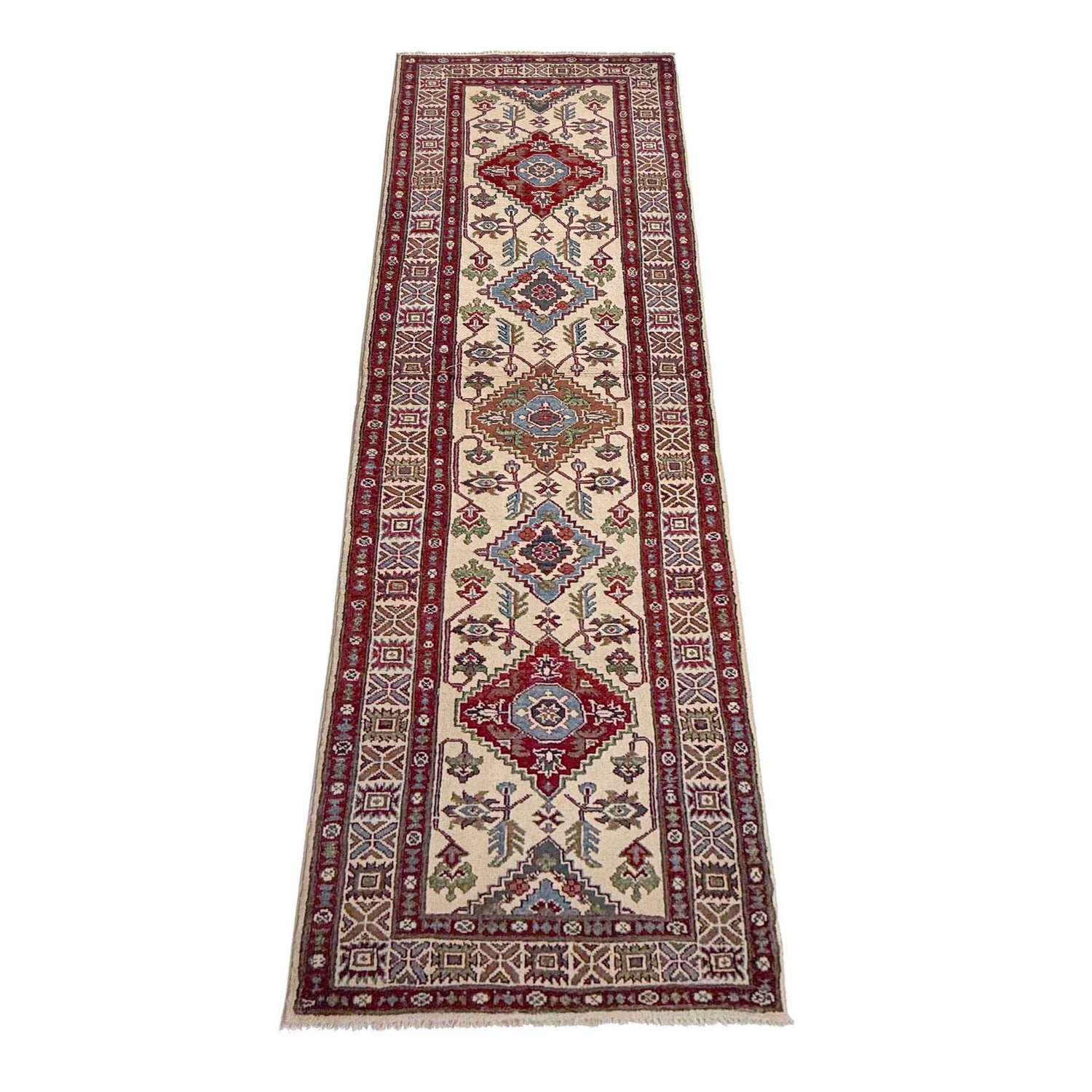 Oriental Kazak Runner 2' 5" x 9' 9" (ft) - No. R37428