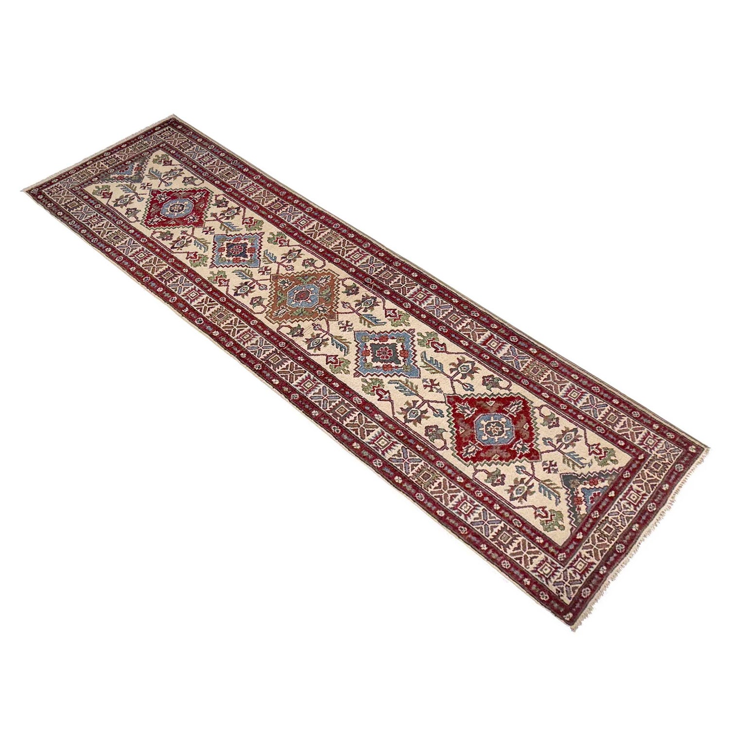 Oriental Kazak Runner 2' 5" x 9' 9" (ft) - No. R37428