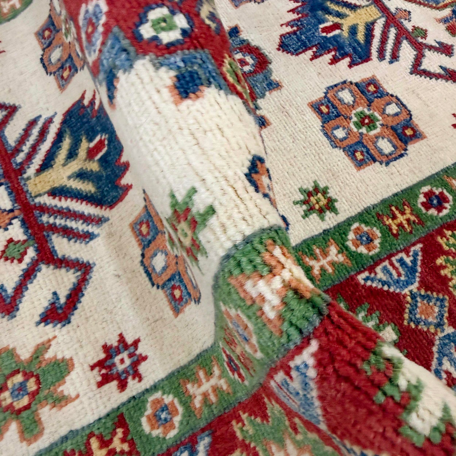 Hand Knotted Kazak Runner 2' 7" x 9' 9" (ft) - No. R37429