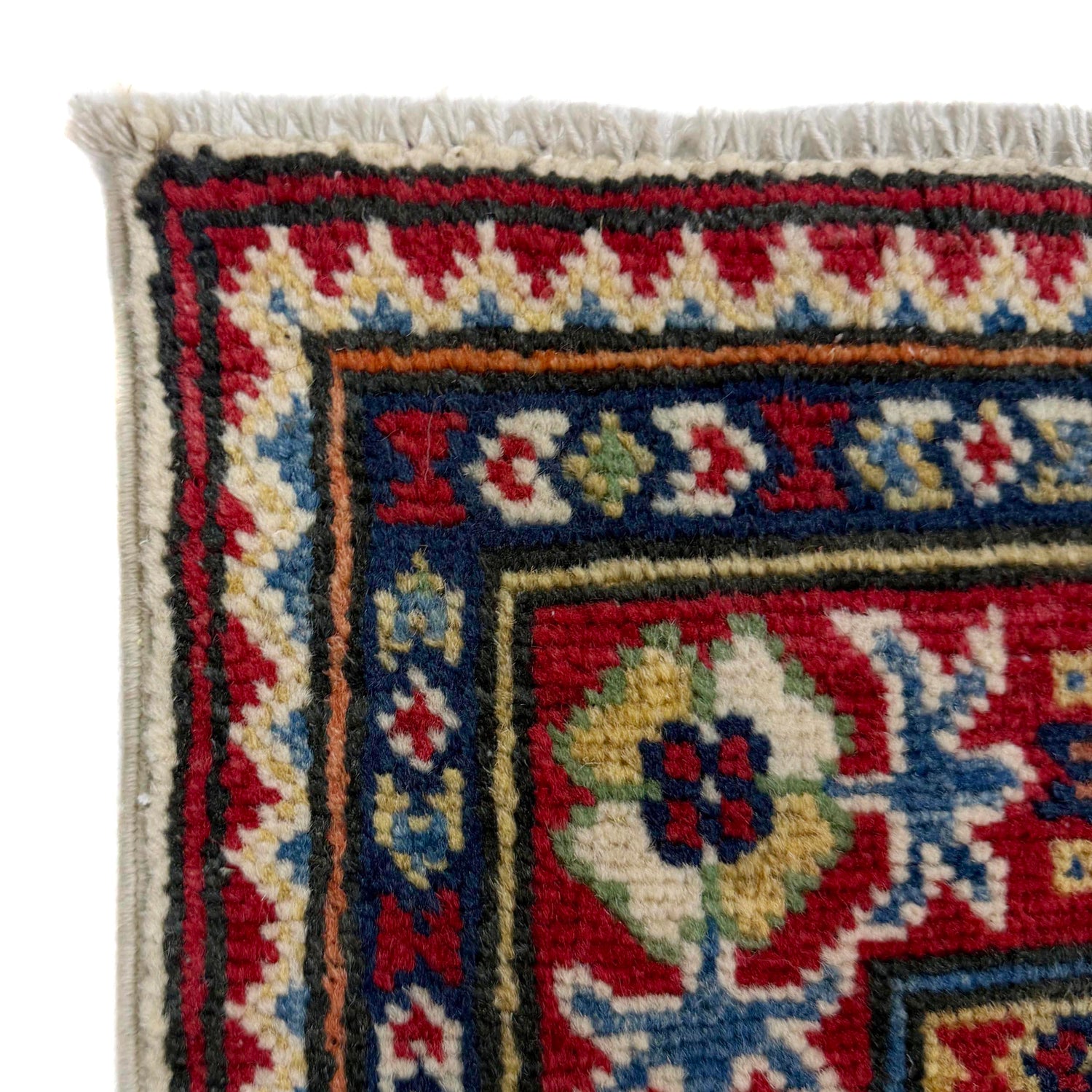 Ivory Color Kazak Runner 2' 7" x 6' 9" (ft) - No. R37430