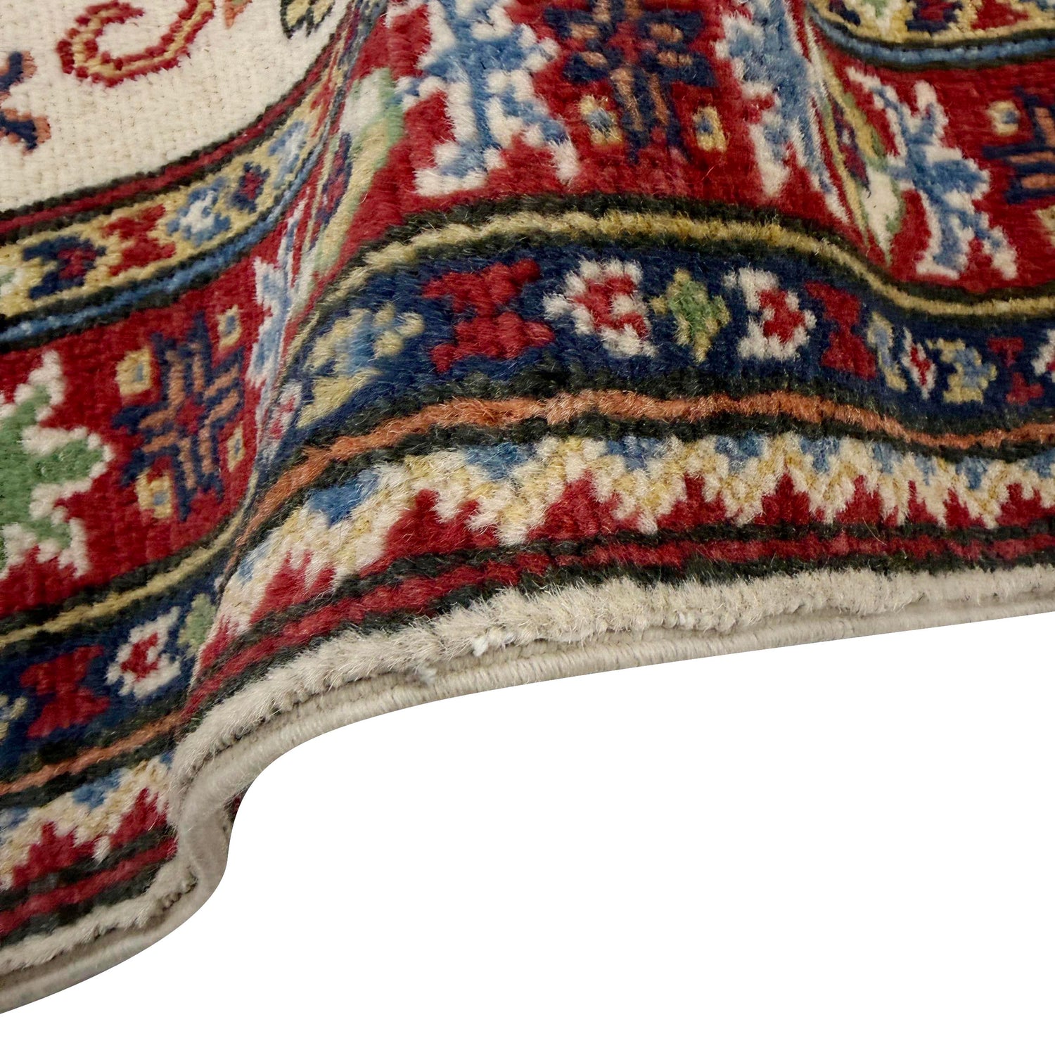 Ivory Color Kazak Runner 2' 7" x 6' 9" (ft) - No. R37430