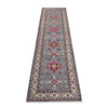 Grey Color Kazak Runner 2' 8" x 9' 6" (ft) - No. R37433