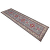 Grey Color Kazak Runner 2' 8" x 9' 6" (ft) - No. R37433