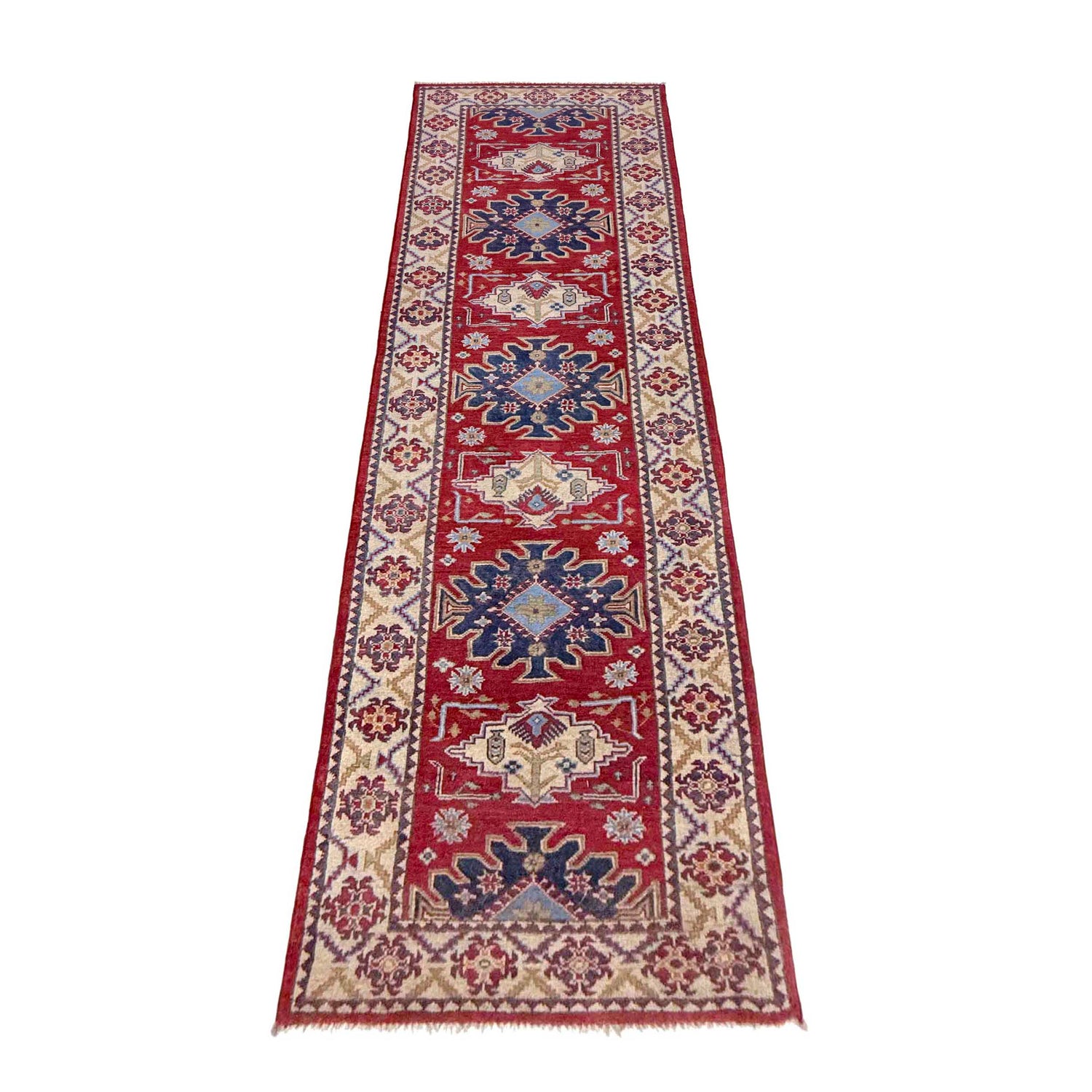 Red Color Kazak Runner 2' 9" x 9' 9" (ft) - No. R37435