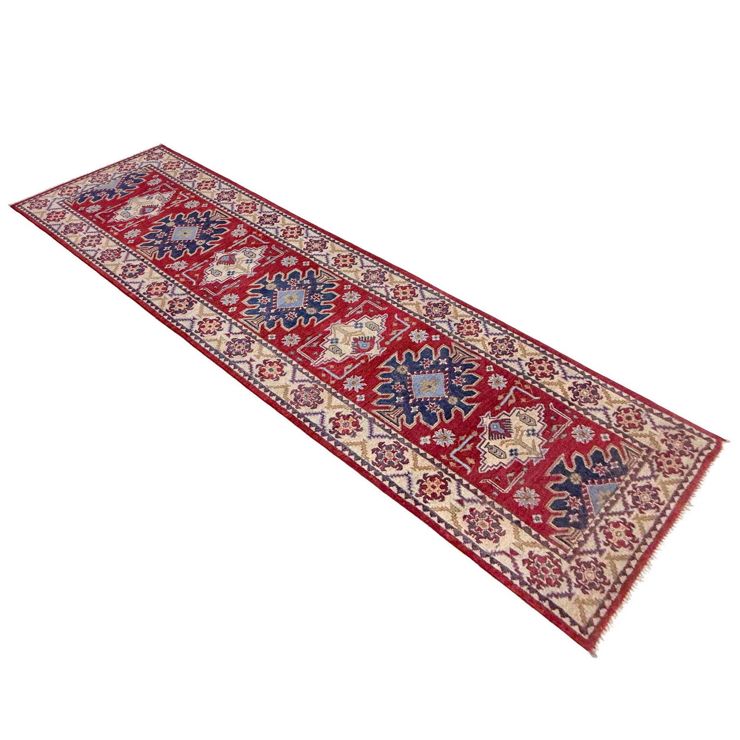 Red Color Kazak Runner 2' 9" x 9' 9" (ft) - No. R37435