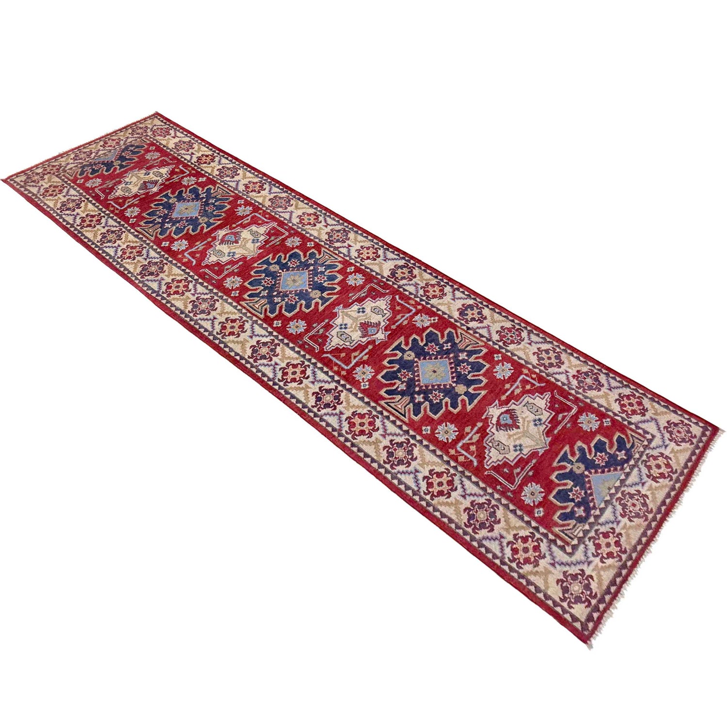 Red Color Kazak Runner 2' 9" x 9' 9" (ft) - No. R37435