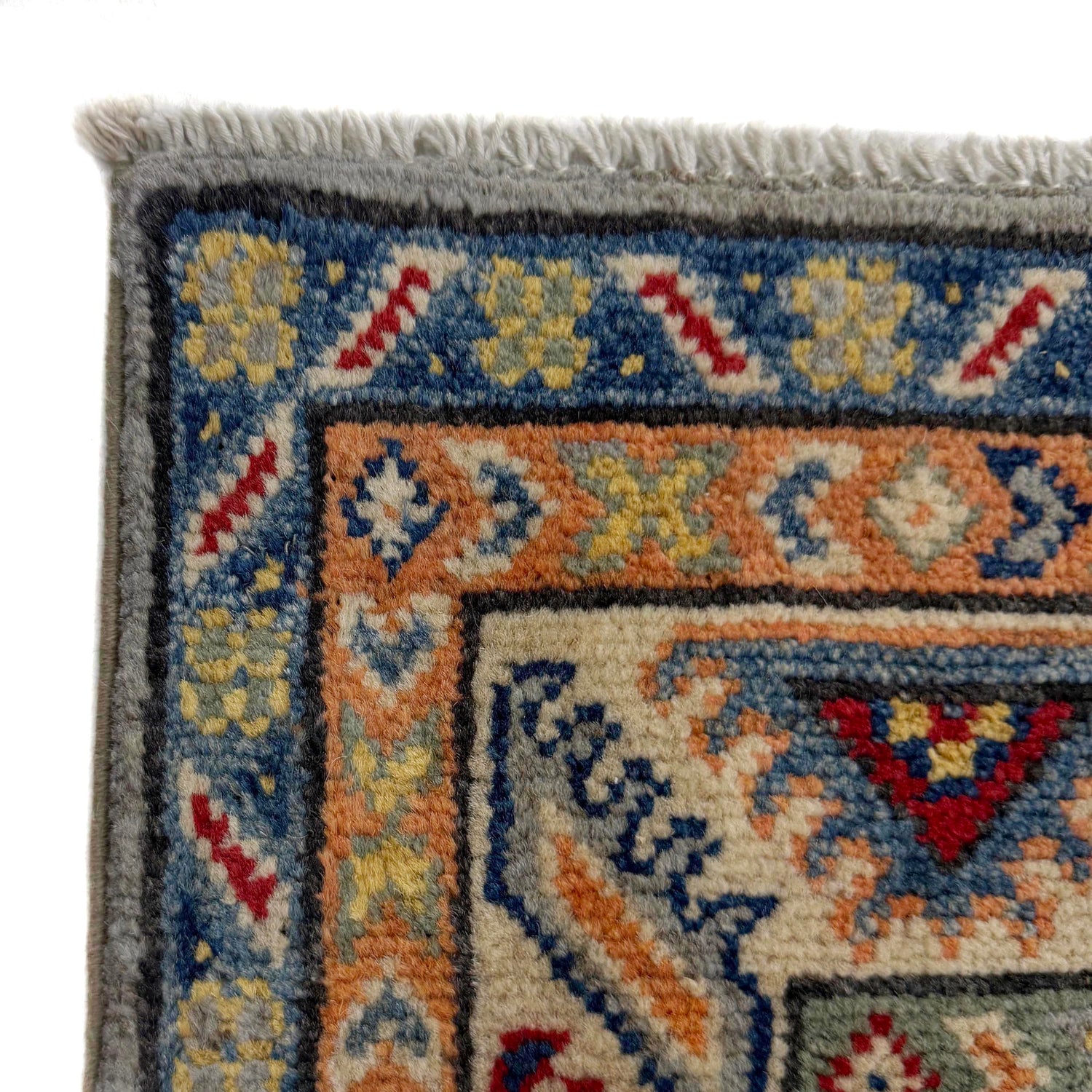 Hand Knotted Kazak Runner 2' 7" x 6' 6" (ft) - No. R37436