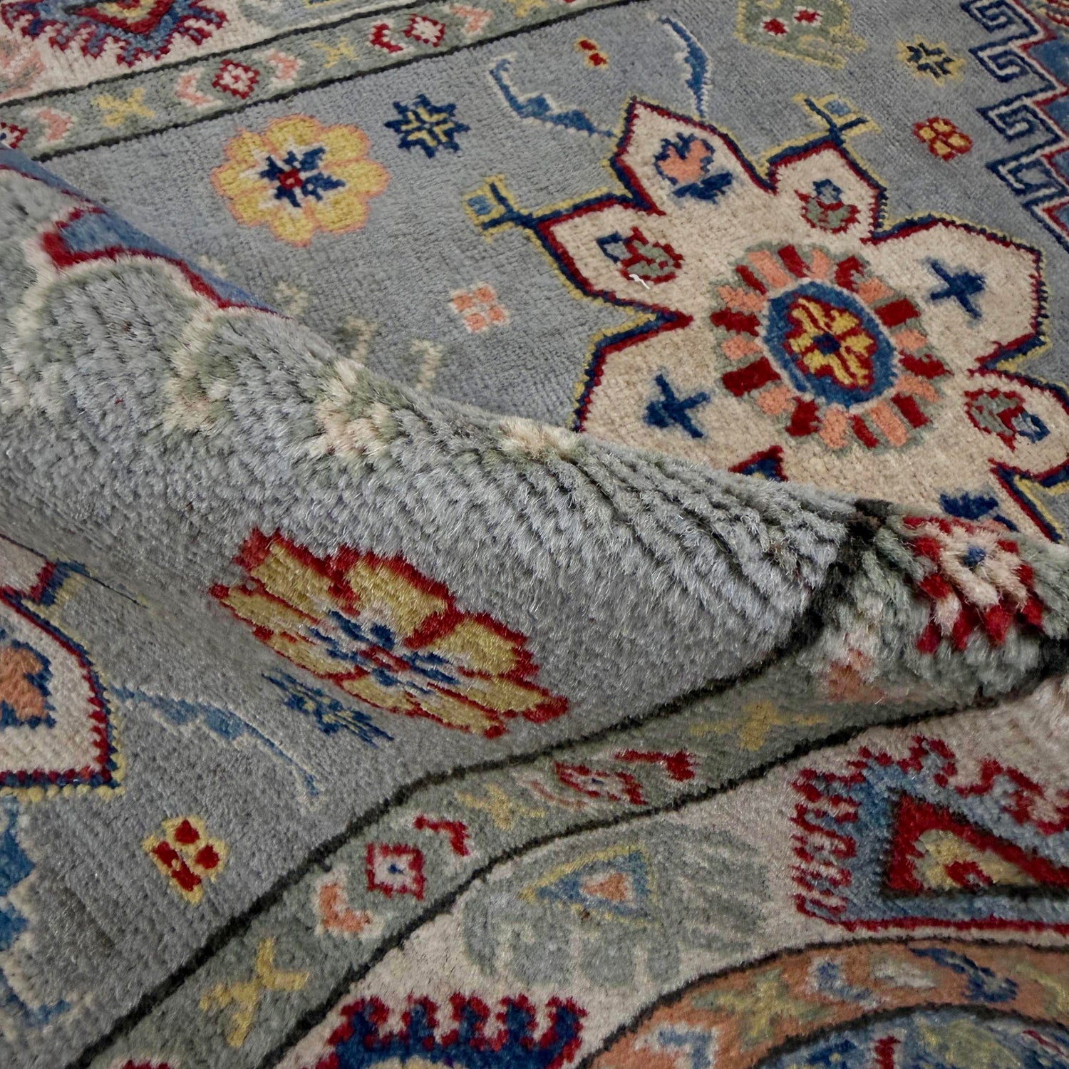Hand Knotted Kazak Runner 2' 7" x 6' 6" (ft) - No. R37436