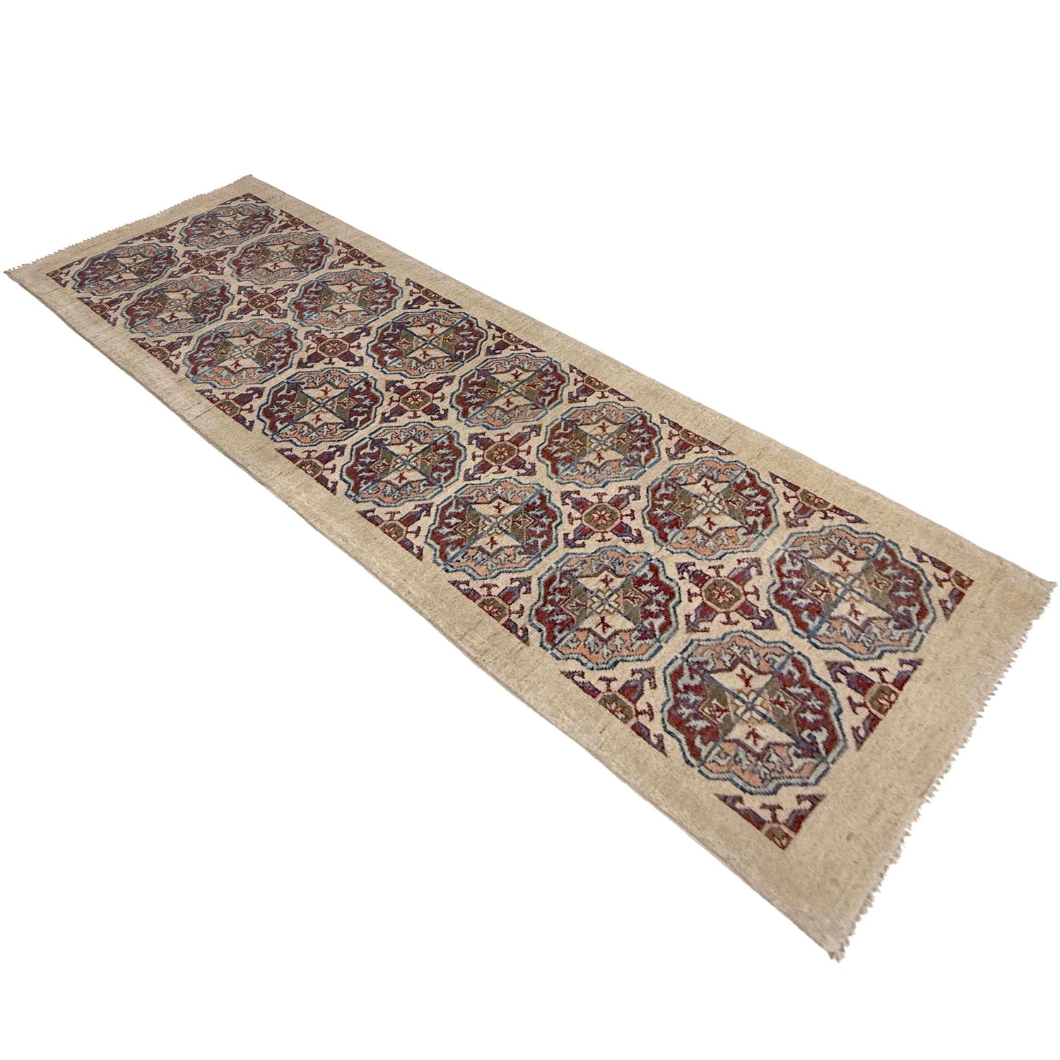 Hand-Knotted Waziri Qaleen Runner 2' 7" x 7' 11" (ft) - No. R37437
