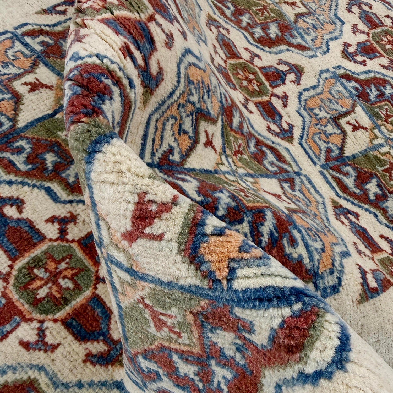 Hand-Knotted Waziri Qaleen Runner 2' 7" x 7' 11" (ft) - No. R37437