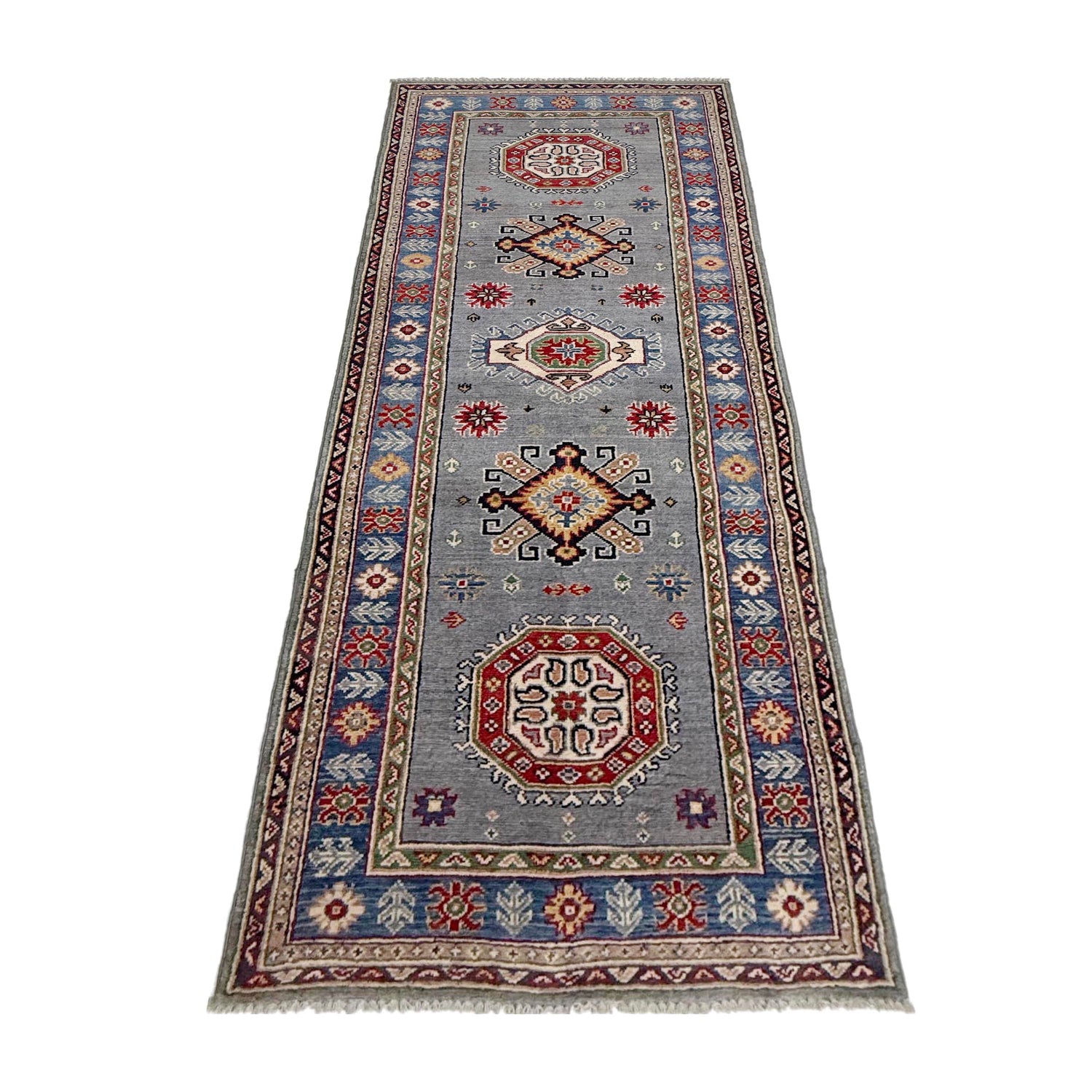 Oriental Kazak Runner 2' 9" x 7' 9" (ft) - No. R37440
