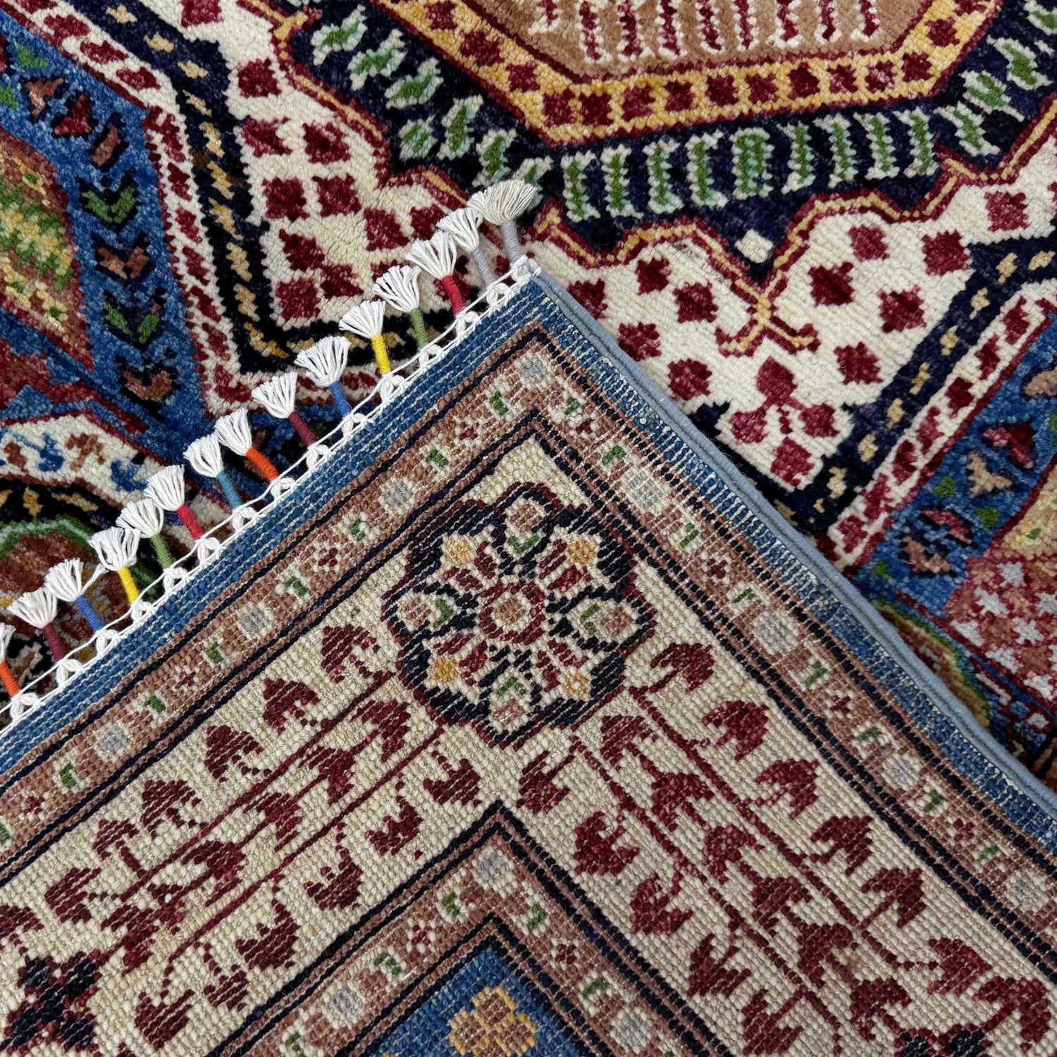 Luxury Handmade Mamluk Rug 3' 4" x 4' 10" (ft) - No. R37459