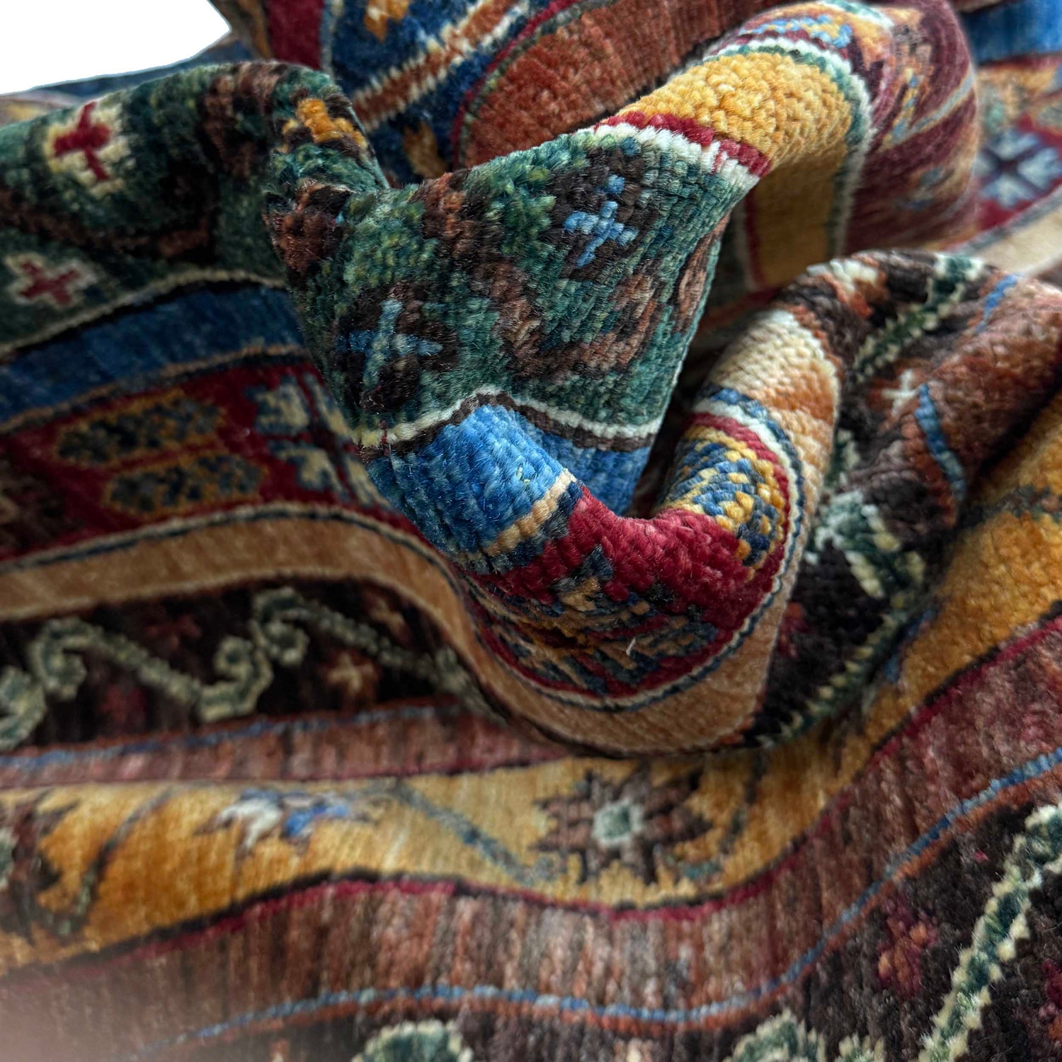 Oriental Shawl Design Luxury Carpet 5' 7" x 7' 9" (ft) - No. R37460