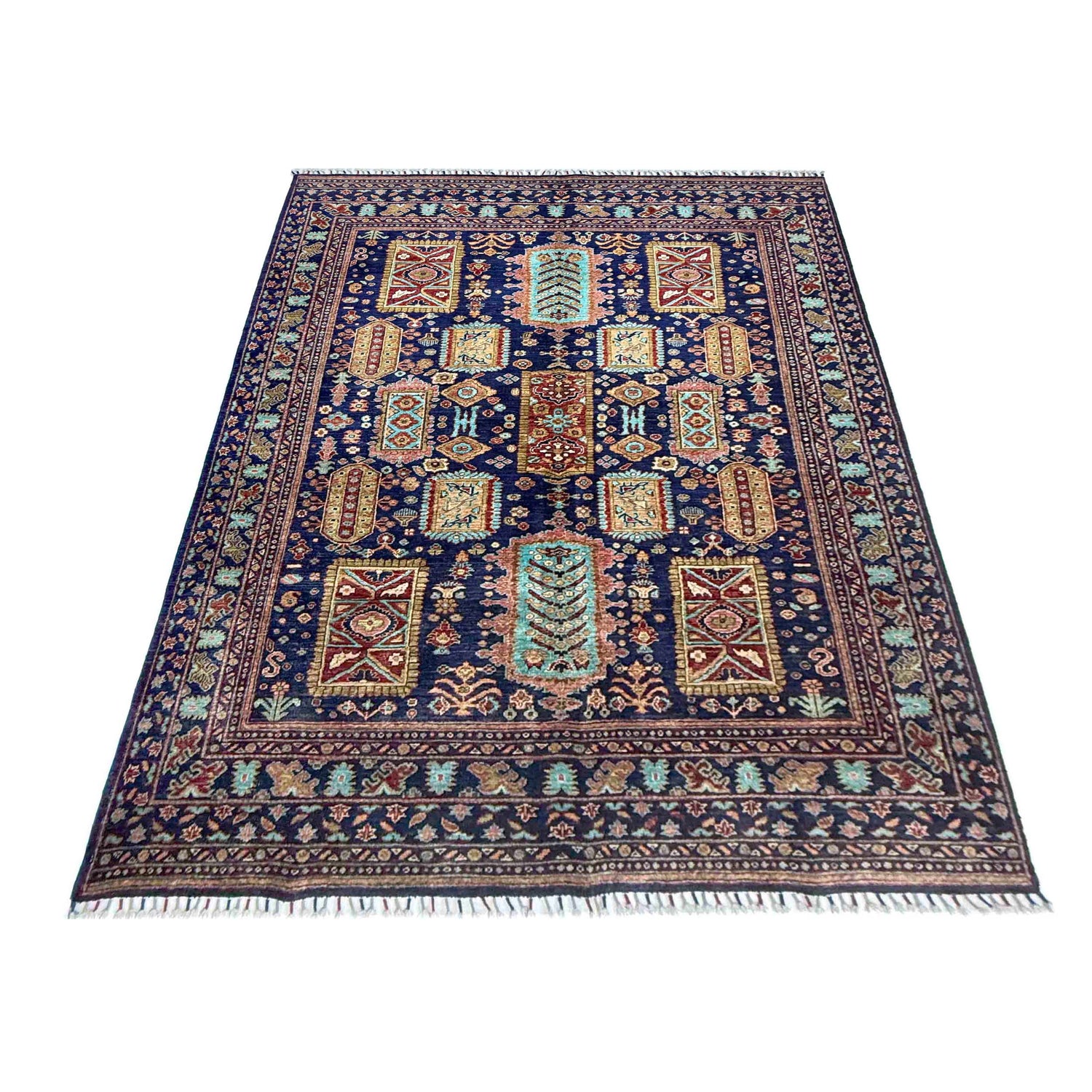 Premium Quality Kazak Rug 5' 6" x 7' 10" (ft) - No. R37462