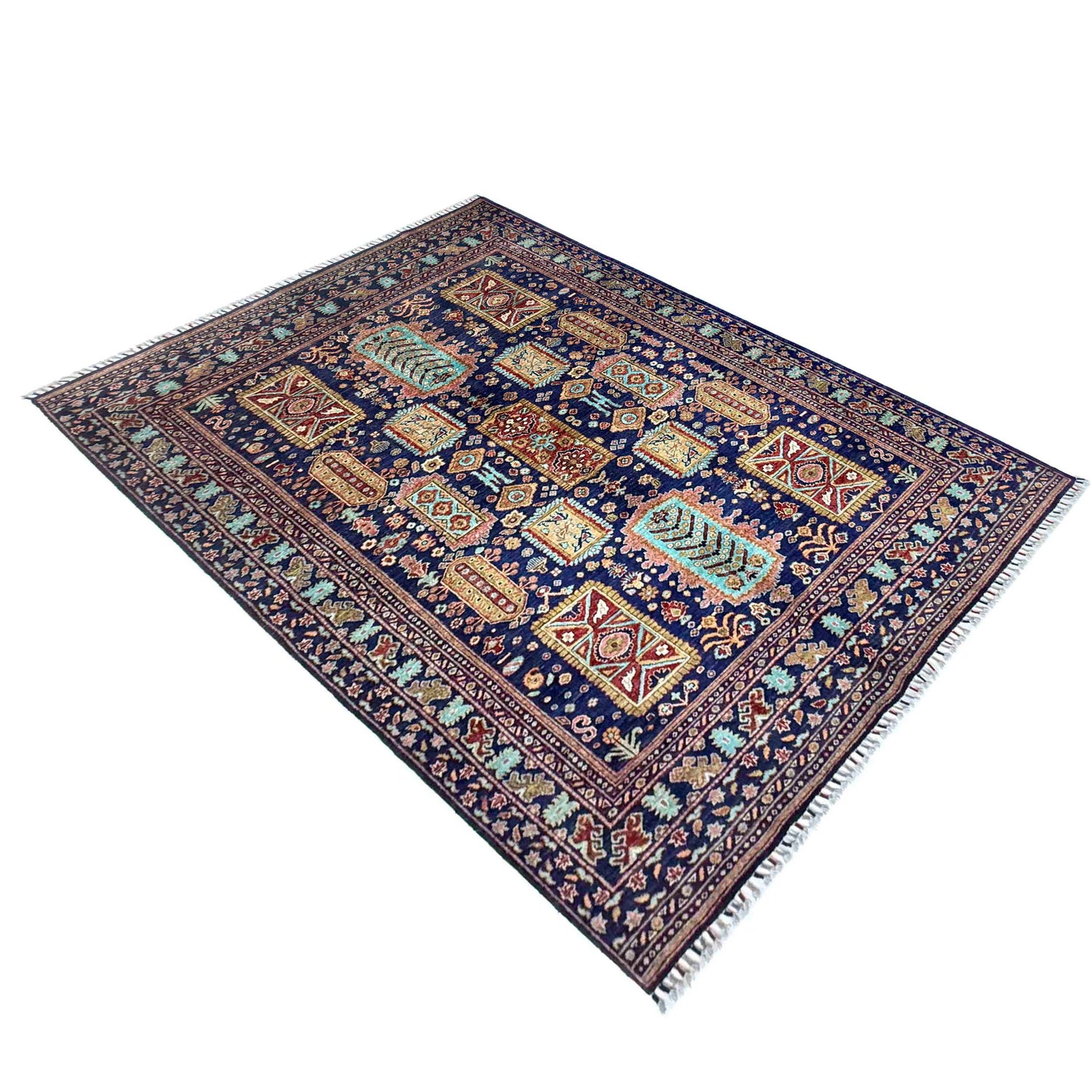 Premium Quality Kazak Rug 5' 6" x 7' 10" (ft) - No. R37462