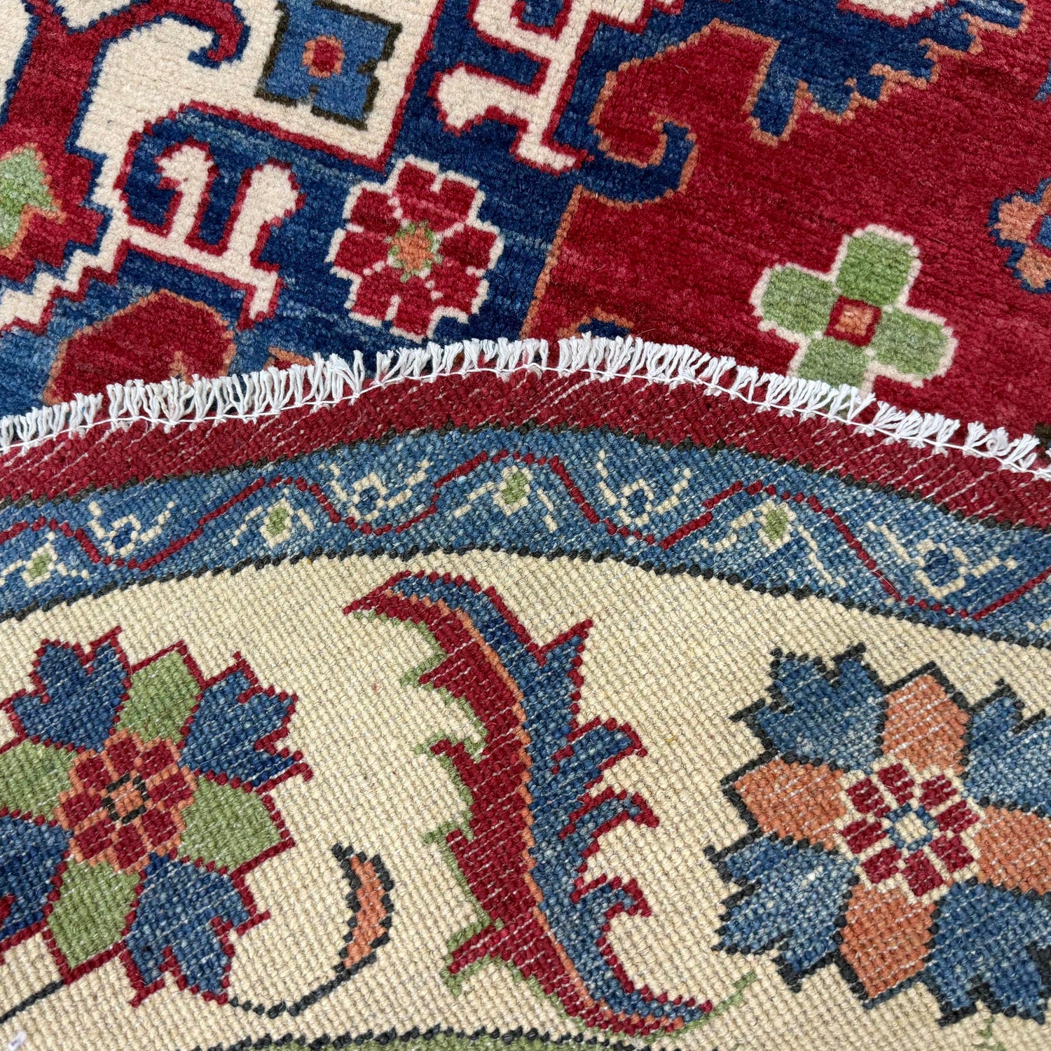 Handmade Kazak Round Carpet 5' 10" x 5' 10" (ft) - No. R37466