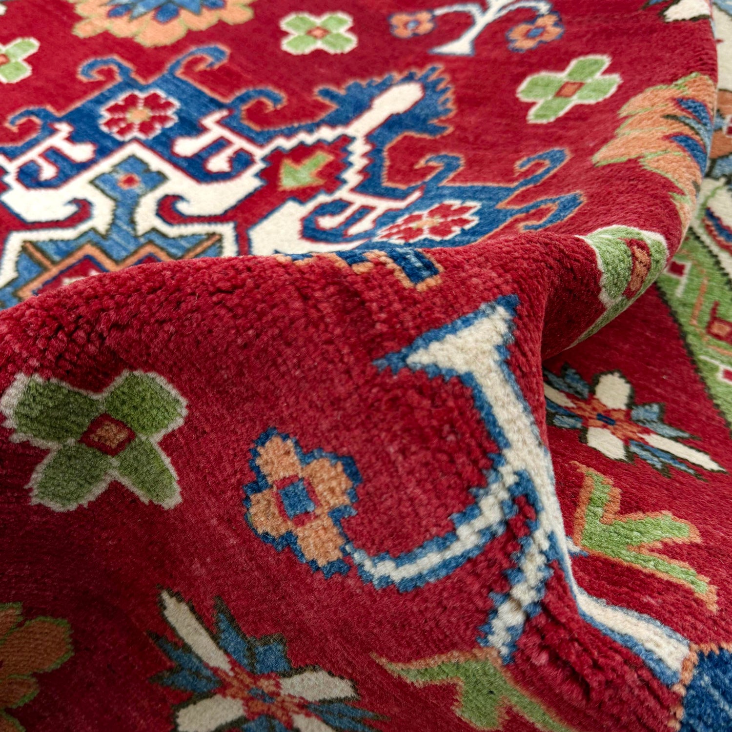 Handmade Kazak Round Carpet 5' 10" x 5' 10" (ft) - No. R37466