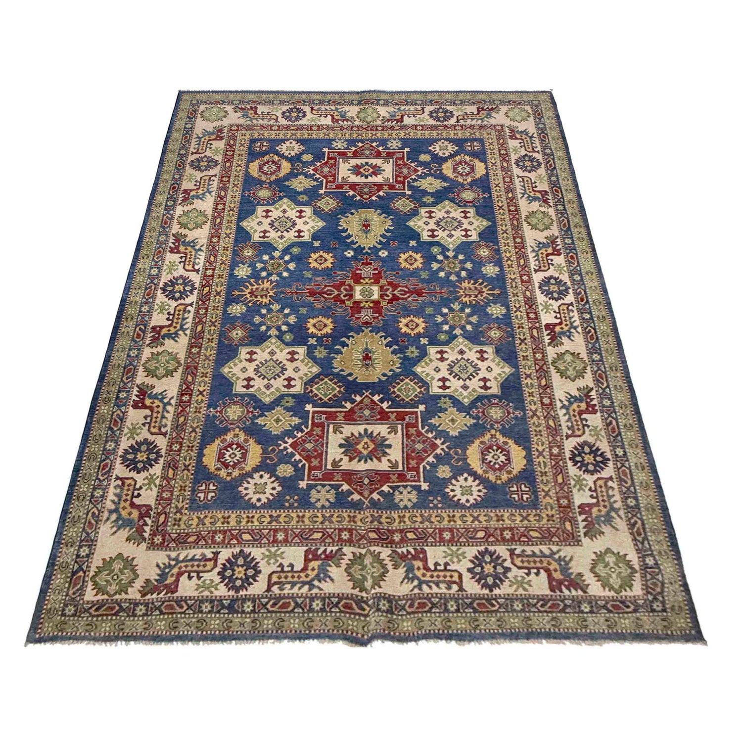 Oriental Kazak Rug 6' 6" x 10' 4" (ft) - No. R37467