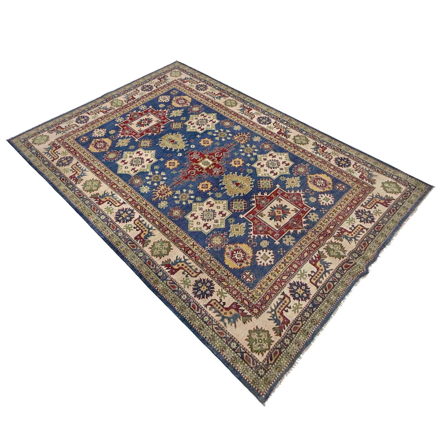 Oriental Kazak Rug 6' 6" x 10' 4" (ft) - No. R37467